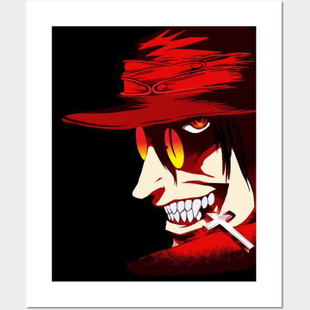 Face of evil Alucard Wall Art by Olgakunz